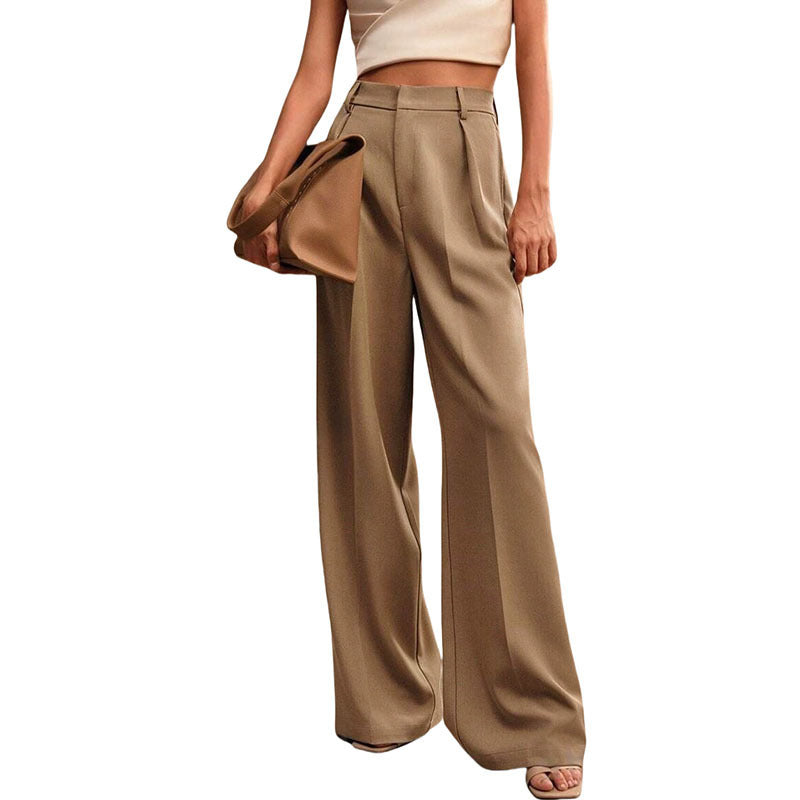 Weite Damen-Hose mit geradem Bein