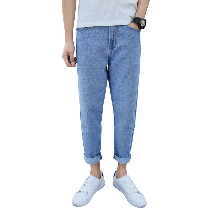 Herren Loose Fit Harem-Jeans – Moderner Streetstyle – Bequem & Stylisch für Frühling & Herbst