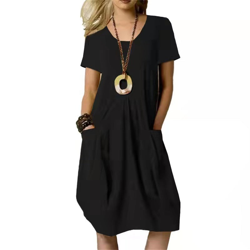 Sommerkleid aus Baumwoll-Leinen – Locker, luftig & perfekt für warme Tage