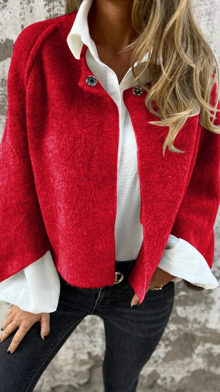 Cashmere-Look Batwing-Cardigan