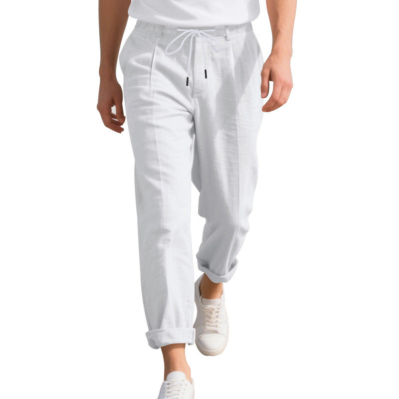 Herren Sommerhose aus Leinen – Leicht, atmungsaktiv & stylisch mit geradem Schnitt