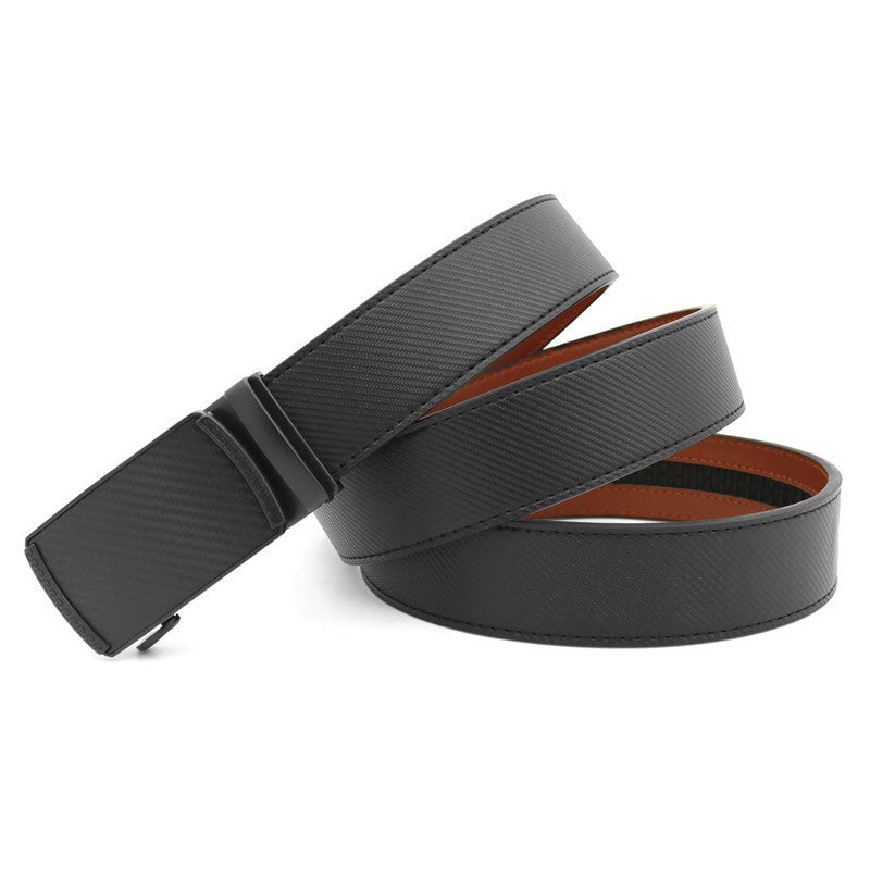 Herren Business Gürtel mit Automatikschließe – Eleganter Twill-Verschluss & hochwertiges Design