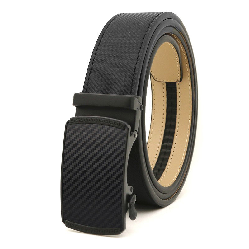 Herren Business Gürtel mit Automatikschließe – Eleganter Twill-Verschluss & hochwertiges Design