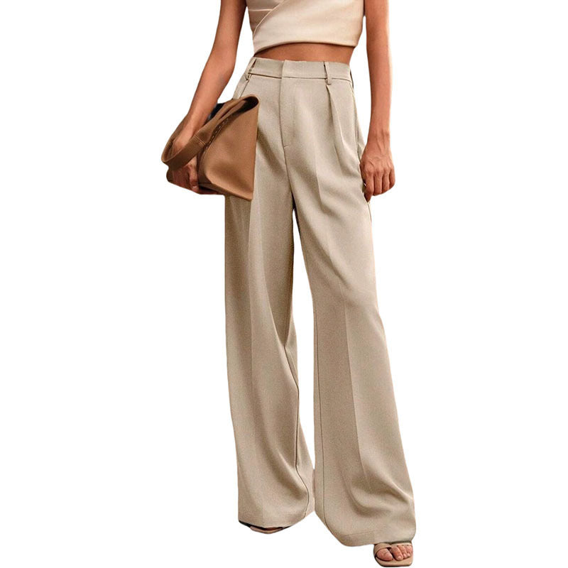 Weite Damen-Hose mit geradem Bein
