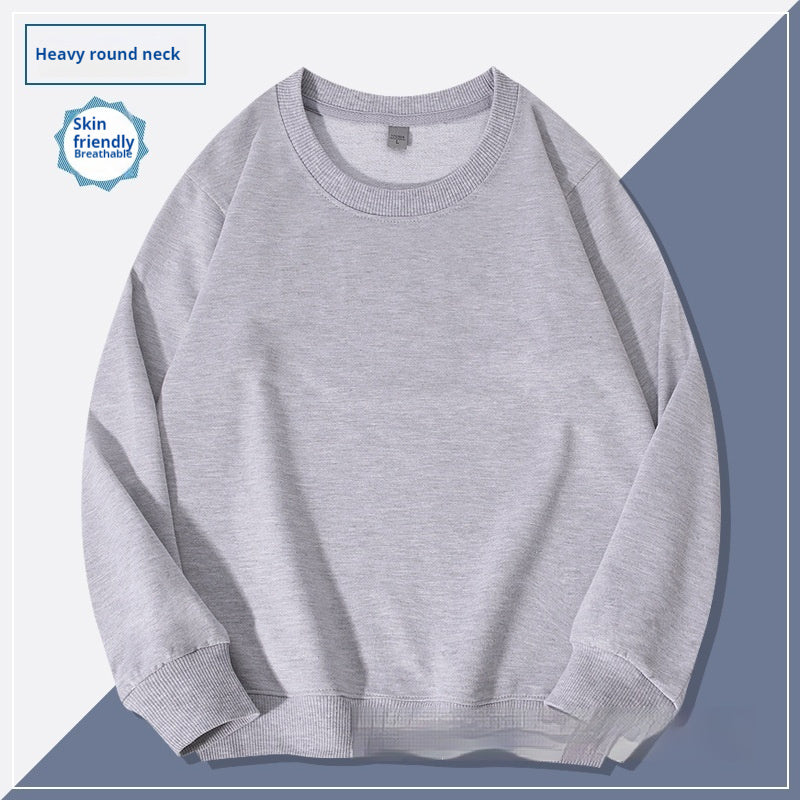 Schlichter Herren Hoodie mit Rundhalsausschnitt