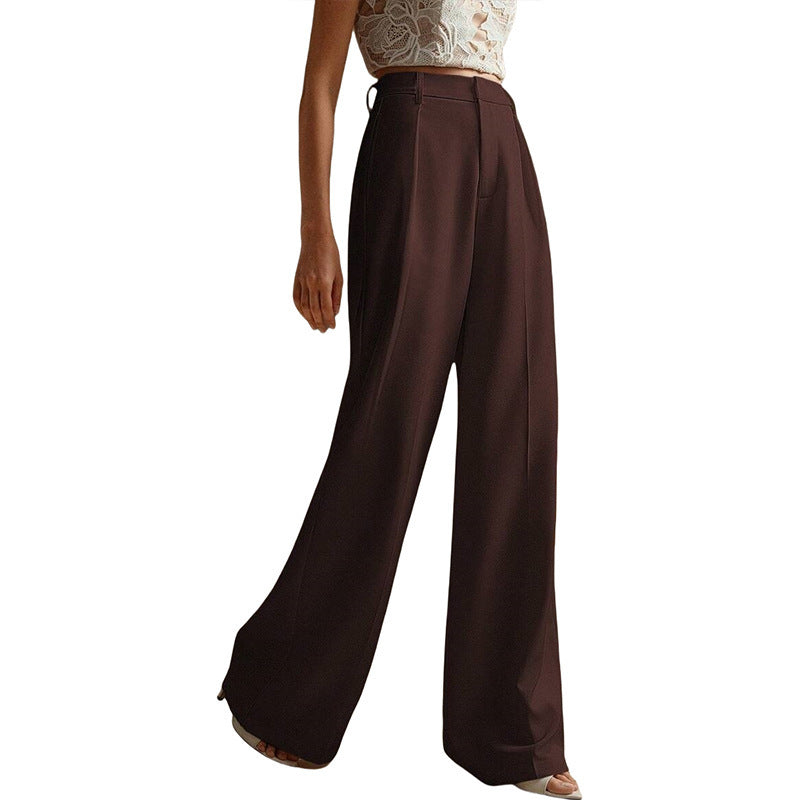 Weite Damen-Hose mit geradem Bein