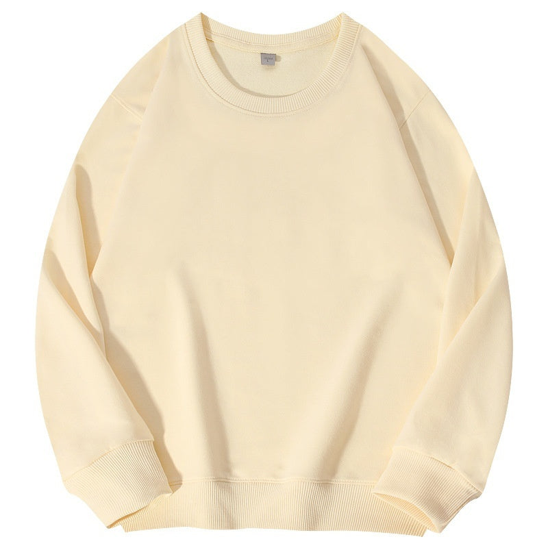 Schlichter Herren Hoodie mit Rundhalsausschnitt