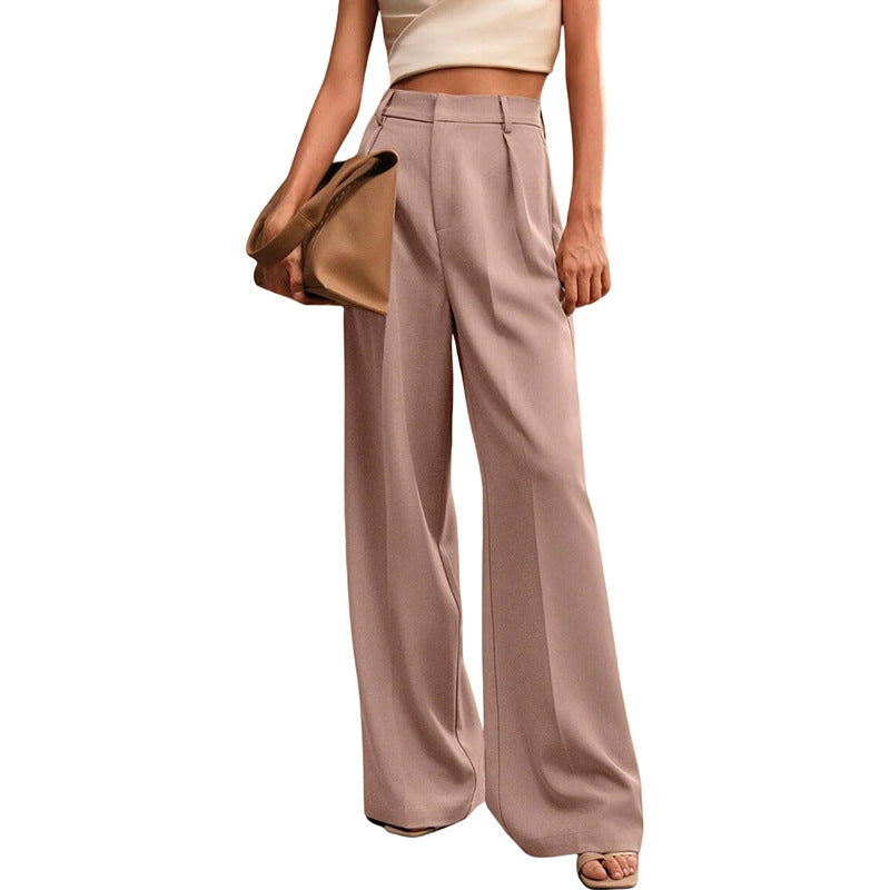 Weite Damen-Hose mit geradem Bein