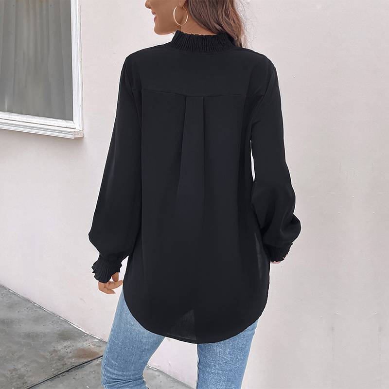 Trendiges Damen-Shirt mit Raffdetails