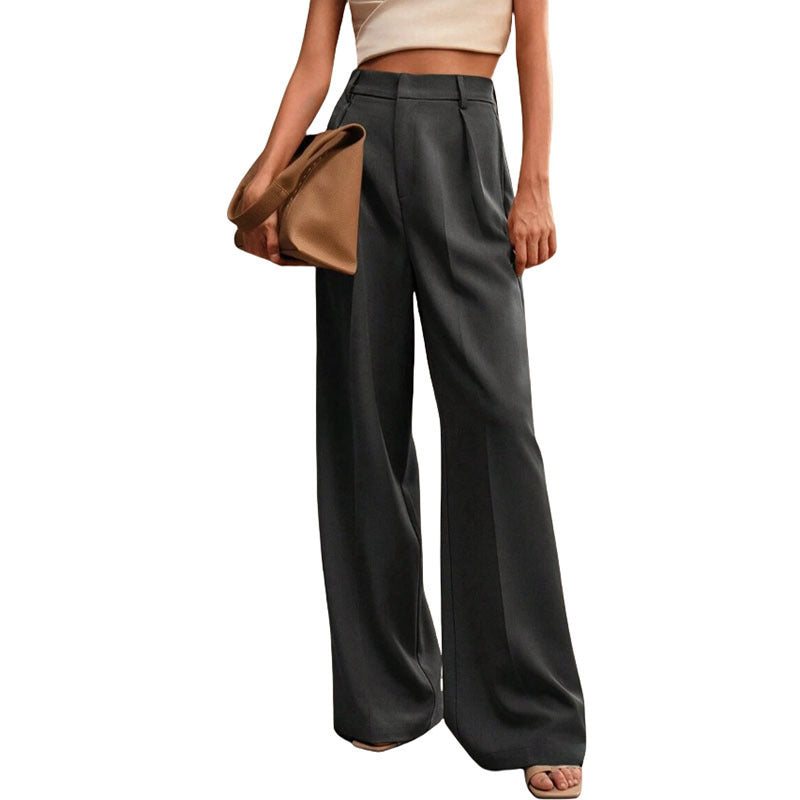 Weite Damen-Hose mit geradem Bein