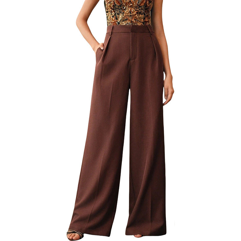 Weite Damen-Hose mit geradem Bein
