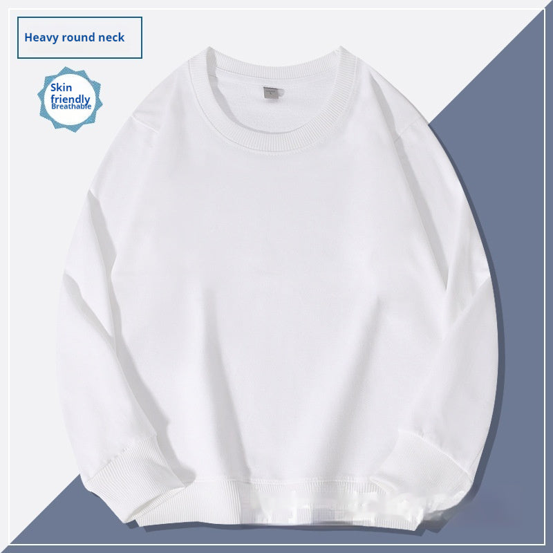 Schlichter Herren Hoodie mit Rundhalsausschnitt