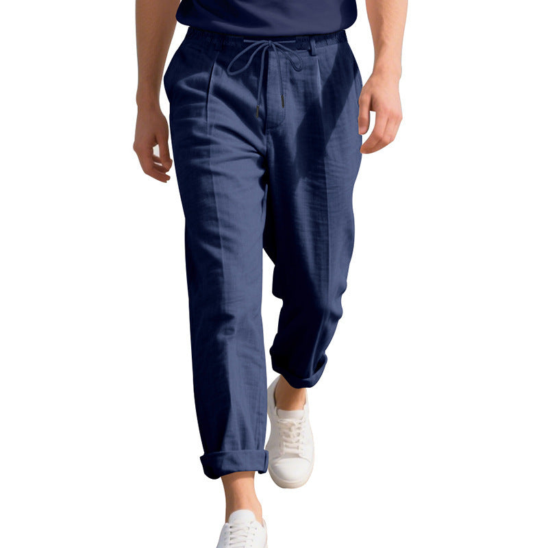 Herren Sommerhose aus Leinen – Leicht, atmungsaktiv & stylisch mit geradem Schnitt