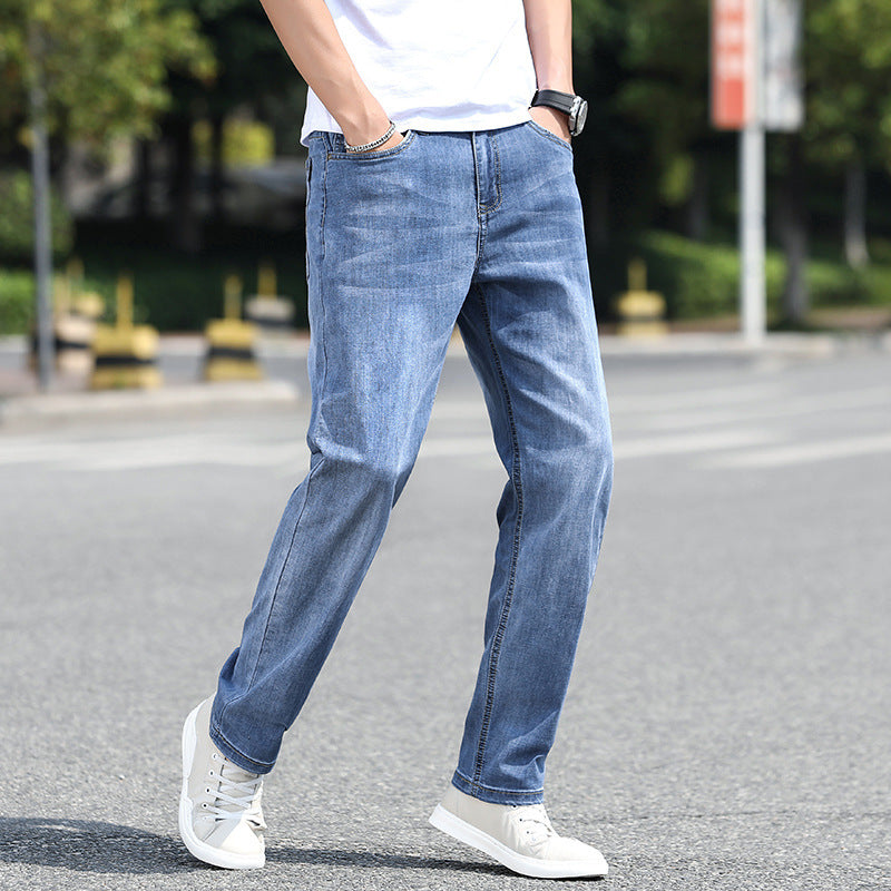 Herren Oversized Hose – Weit geschnittene, modische Straight Fit Freizeithose