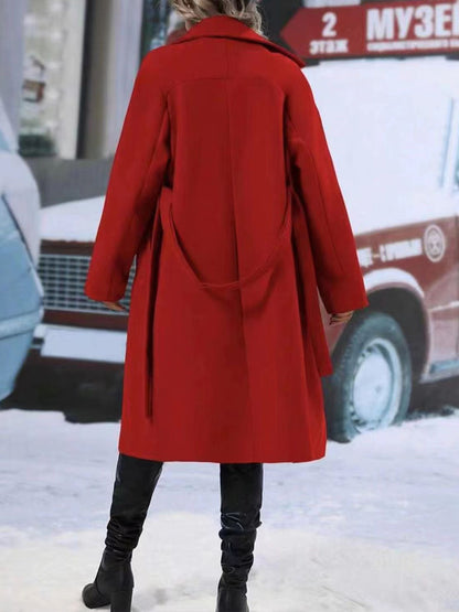 Eleganter Trenchcoat mit Gürtel
