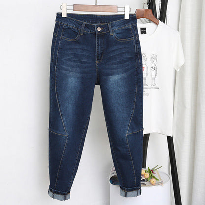 Damen Jeans– Weite Beinform, High Waist & elastischer Komfort