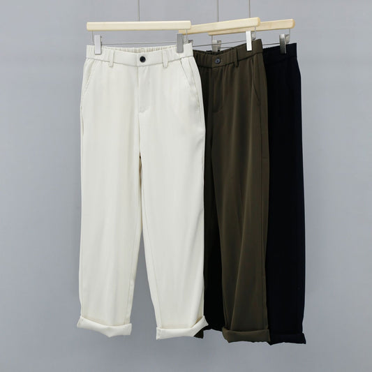 Herren Anzughose – Gerade geschnitten, twill-gewebt & vielseitig kombinierbar | Minimalistischer Stil