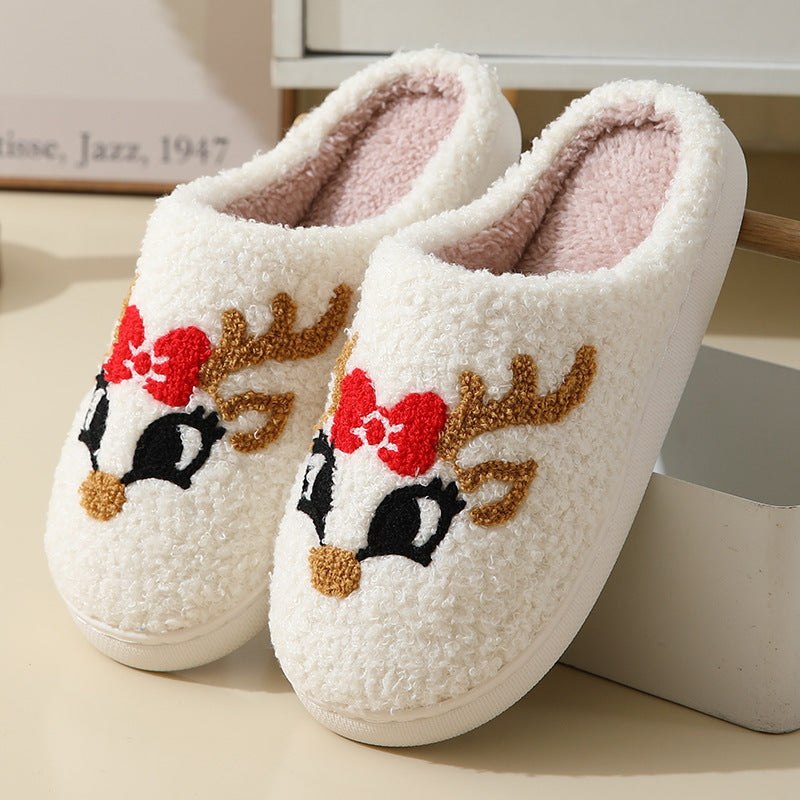 Weihnachts-Hausschuhe – Santa Furry Slippers | Unisex / Warm & Cozy