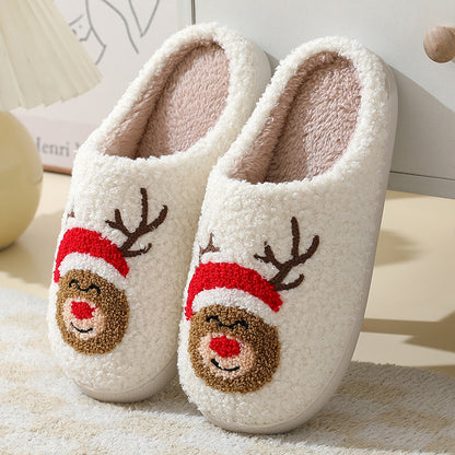 Weihnachts-Hausschuhe – Santa Furry Slippers | Unisex / Warm & Cozy