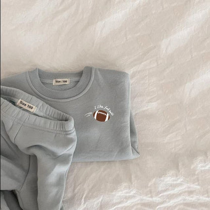2-teiliges Baby-Winterset – Pullover & Hose mit Stickerei