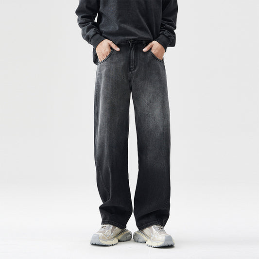 Herren Weite High Street Hose – American Style Wide Leg Pants für Urban Looks