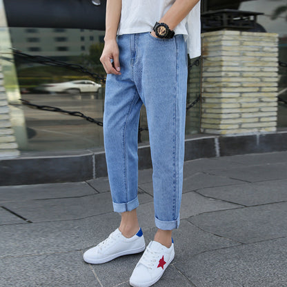 Herren Loose Fit Harem-Jeans – Moderner Streetstyle – Bequem & Stylisch für Frühling & Herbst