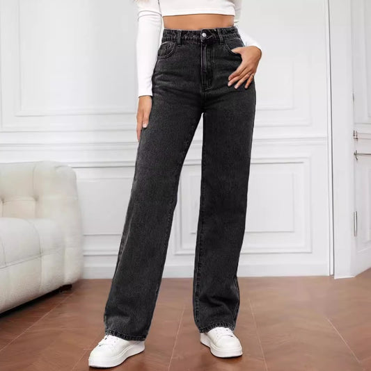 High Waist Straight-Leg Jeans – Klassisch, zeitlos & figurschmeichelnd