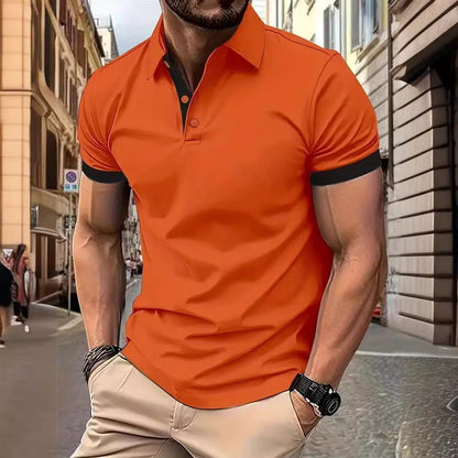 Herren Sommer Polo Shirt – Kurzarm, Business Casual, atmungsaktiv & elegant