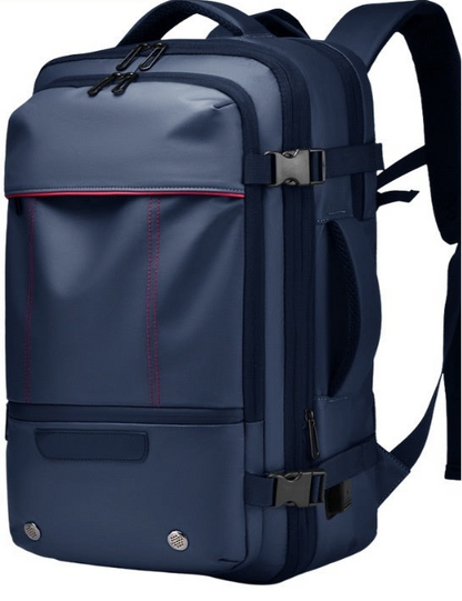 Vakuum-Rucksack für Damen & Herren – Komprimierbarer Reiserucksack mit USB & großem Volumen