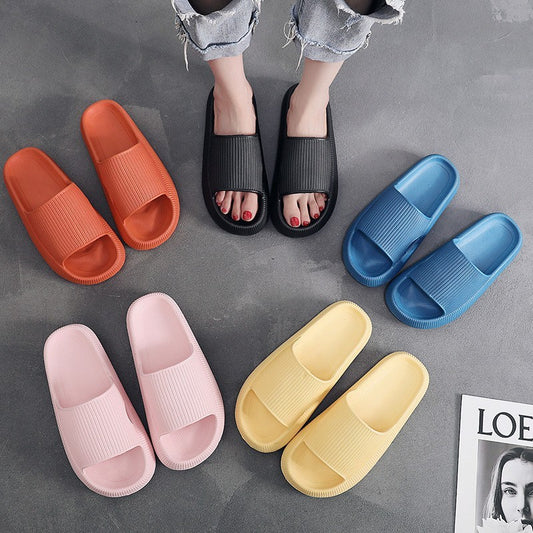 Unisex Sommer-Pantoletten – rutschfeste Slipper in Einfarbigem Design
