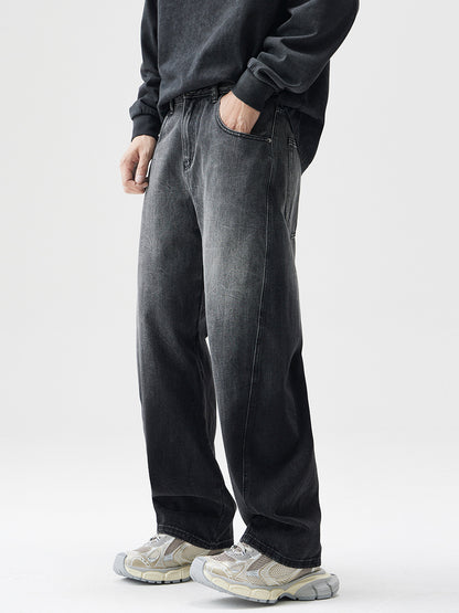 Herren Weite High Street Hose – American Style Wide Leg Pants für Urban Looks