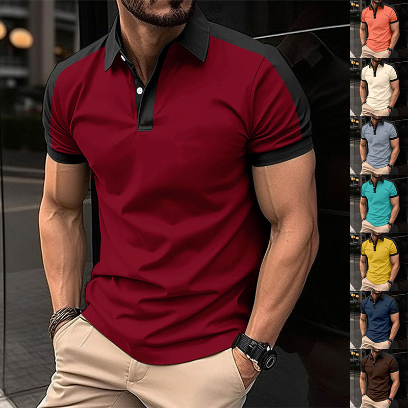 Herren Sommer Polo Shirt – Kurzarm, Business Casual, atmungsaktiv & elegant