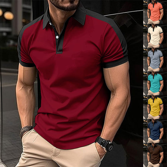 Herren Sommer Polo Shirt – Kurzarm, Business Casual, atmungsaktiv & elegant
