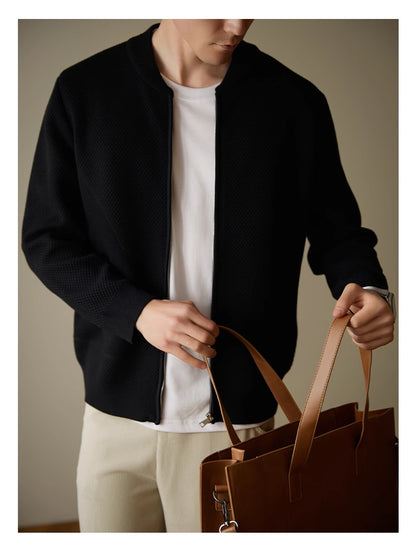 Herren Strick-Cardigan mit Wollanteil – Lässig, warm & stylisch für Herbst und Winter