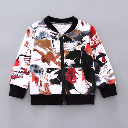 Jungen-Outfit – Hose, Langarmshirt & Jacke (3-teilig)