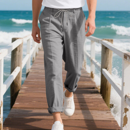 Herren Sommerhose aus Leinen – Leicht, atmungsaktiv & stylisch mit geradem Schnitt