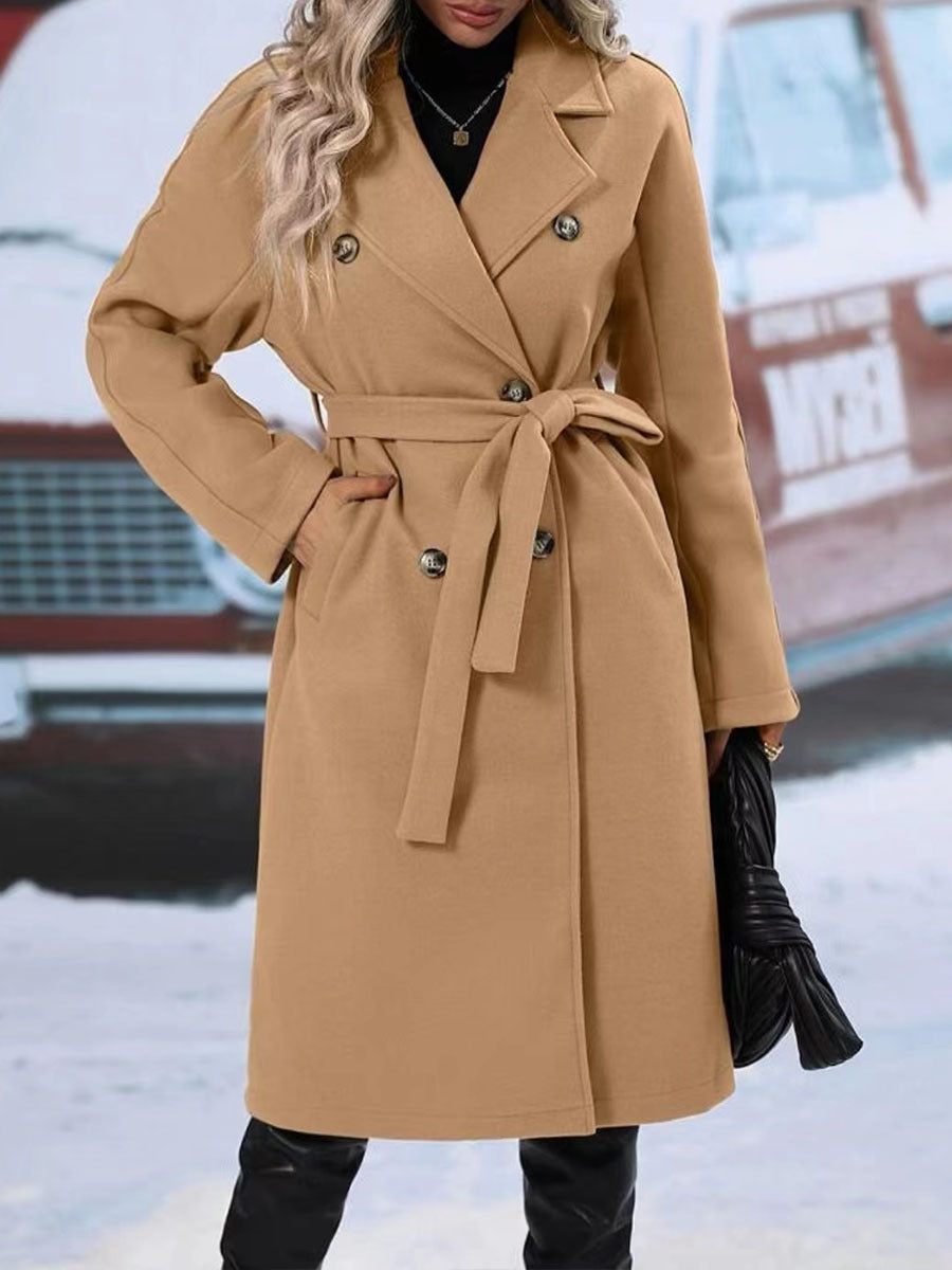 Eleganter Trenchcoat mit Gürtel