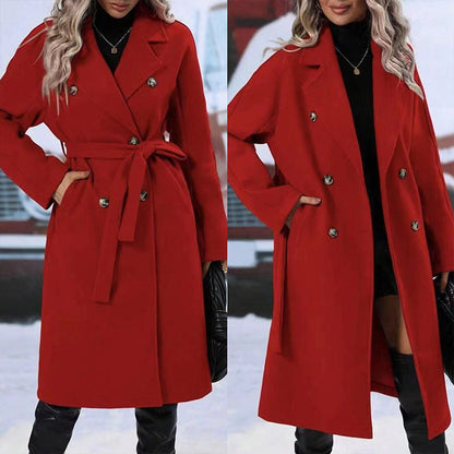 Eleganter Trenchcoat mit Gürtel