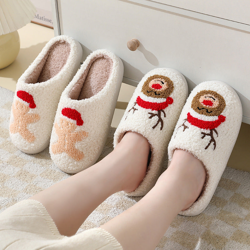Weihnachts-Hausschuhe – Santa Furry Slippers | Unisex / Warm & Cozy