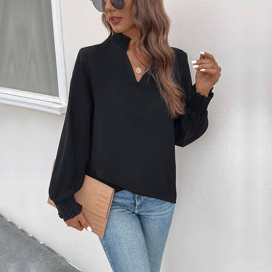Trendiges Damen-Shirt mit Raffdetails