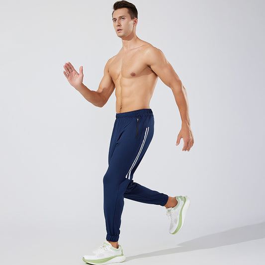 Herren Trainingshose mit Taschen – Atmungsaktive Sporthose für Laufen & Fitness, Frühling/Sommer