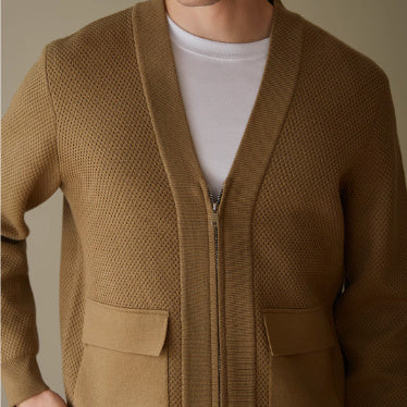 Strick-Cardigan mit V-Ausschnitt – Eleganter Style für kühle Tage