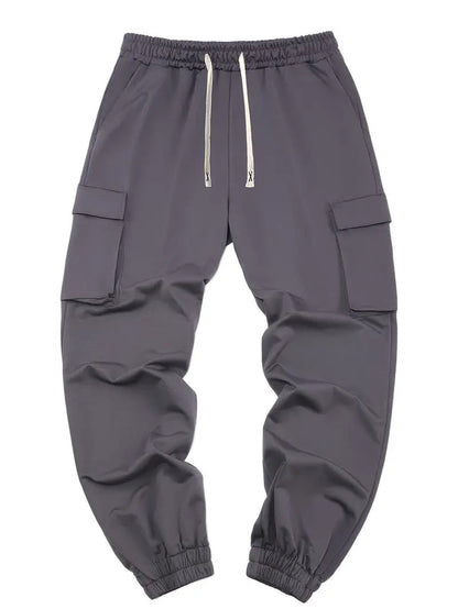 Herren Cargohose mit mehreren Taschen – Tapered Workwear Pants für Alltag & Freizeit