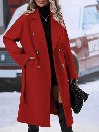 Eleganter Trenchcoat mit Gürtel