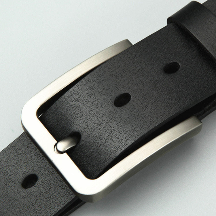 Echter Leder-Gürtel für Herren – Rindsleder mit Dornschließe & klassischem Design