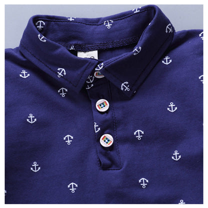 Maritimer Look für kleine Abenteurer – Kinder-Set mit Ankerprint