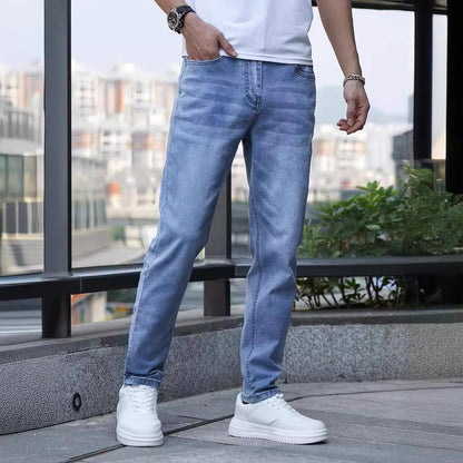 Herren Slim Fit Stretch Jeans – Figurbetont & Elastisch – Modern & Alltagstauglich