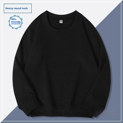 Schlichter Herren Hoodie mit Rundhalsausschnitt