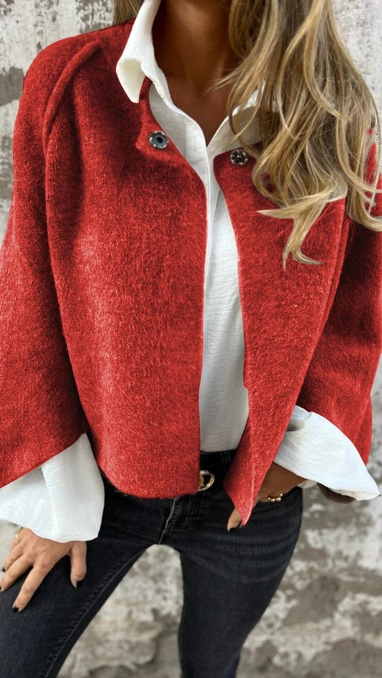 Cashmere-Look Batwing-Cardigan