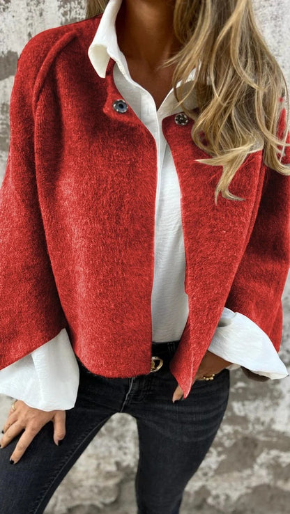 Cashmere-Look Batwing-Cardigan